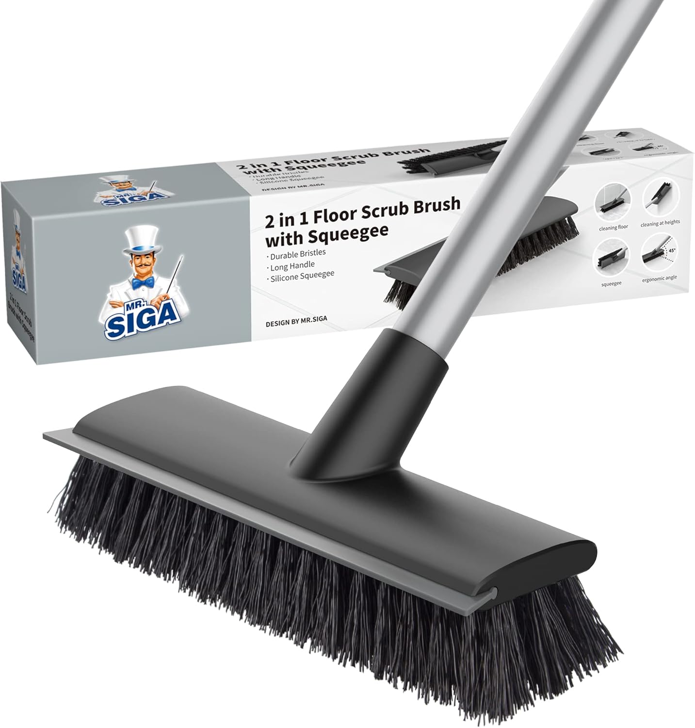 MR.SIGA-Floor-Scrub-Brush-with-Long-Handle,-2-in-1-Scrubber-and-Squeegee-for-Cleaning-1176