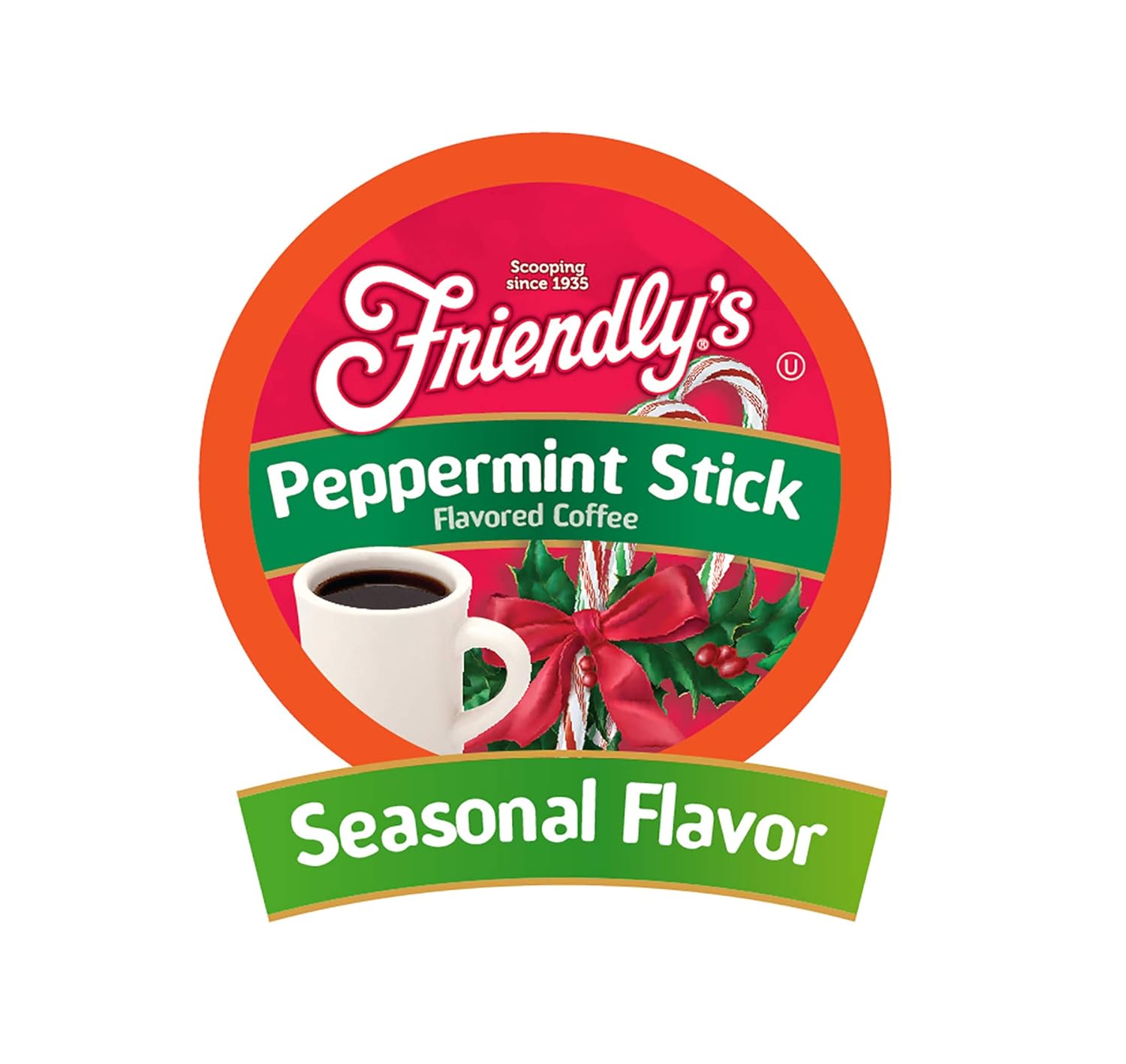 Friendly's-Peppermint-Flavored-Coffee-Pods-for-Keurig-K-Cup-Brewers,-Peppermint-Stick,-40-2738
