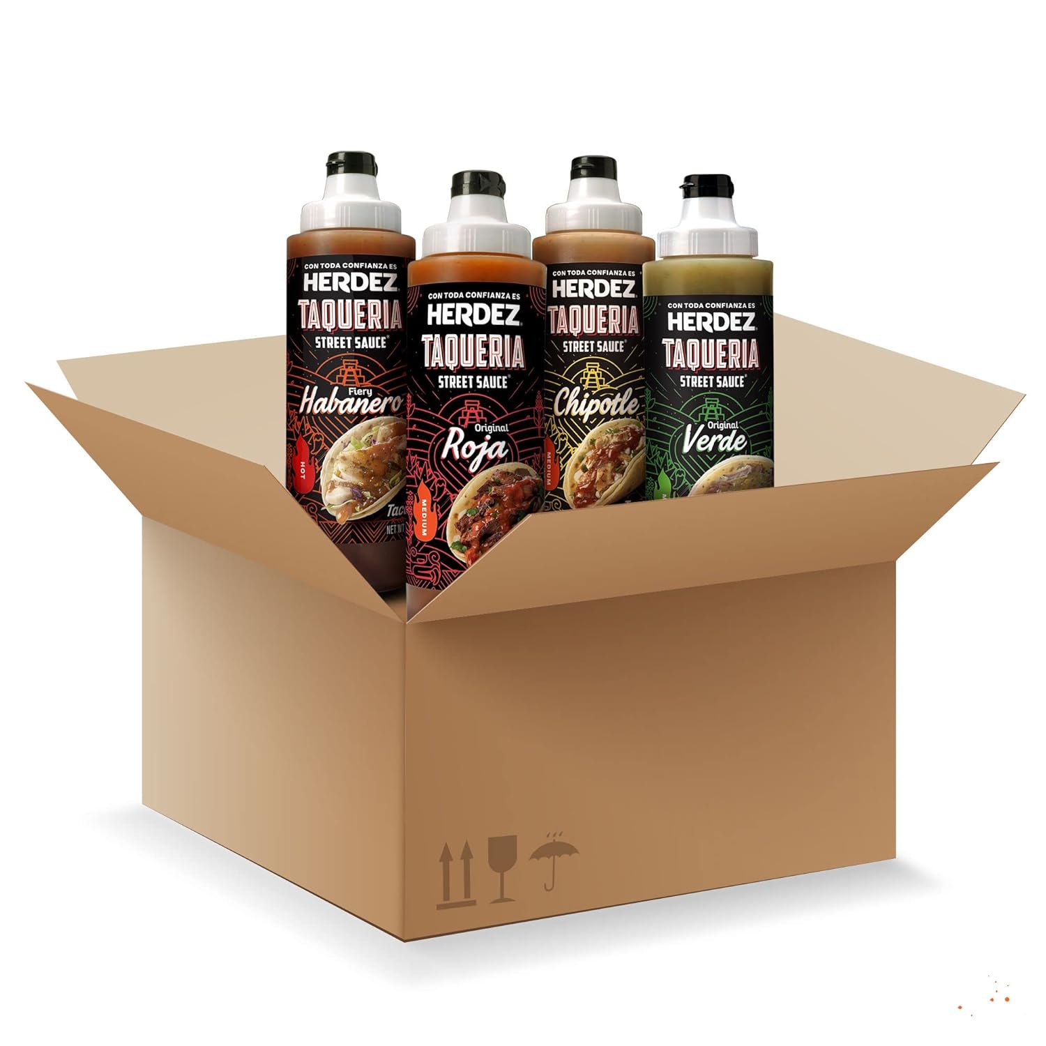 HERDEZ-TAQUERIA-STREET-SAUCE,-Variety-Pack-with-Habanero,-Verde,-Roja-&-Chipotle,-1422