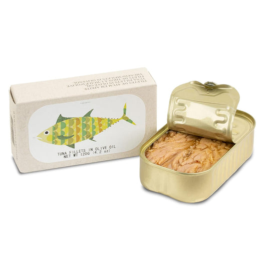 Canned-Tuna-Fillets-in-Olive-Oil-by-Jose-Gourmet,-Wild-Caught-Portuguese-Tuna,-225