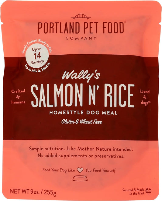 Portland-PET-Food-Company-Wally's-Salmon-N-Rice-Dog-Meal,-9-OZ---1477