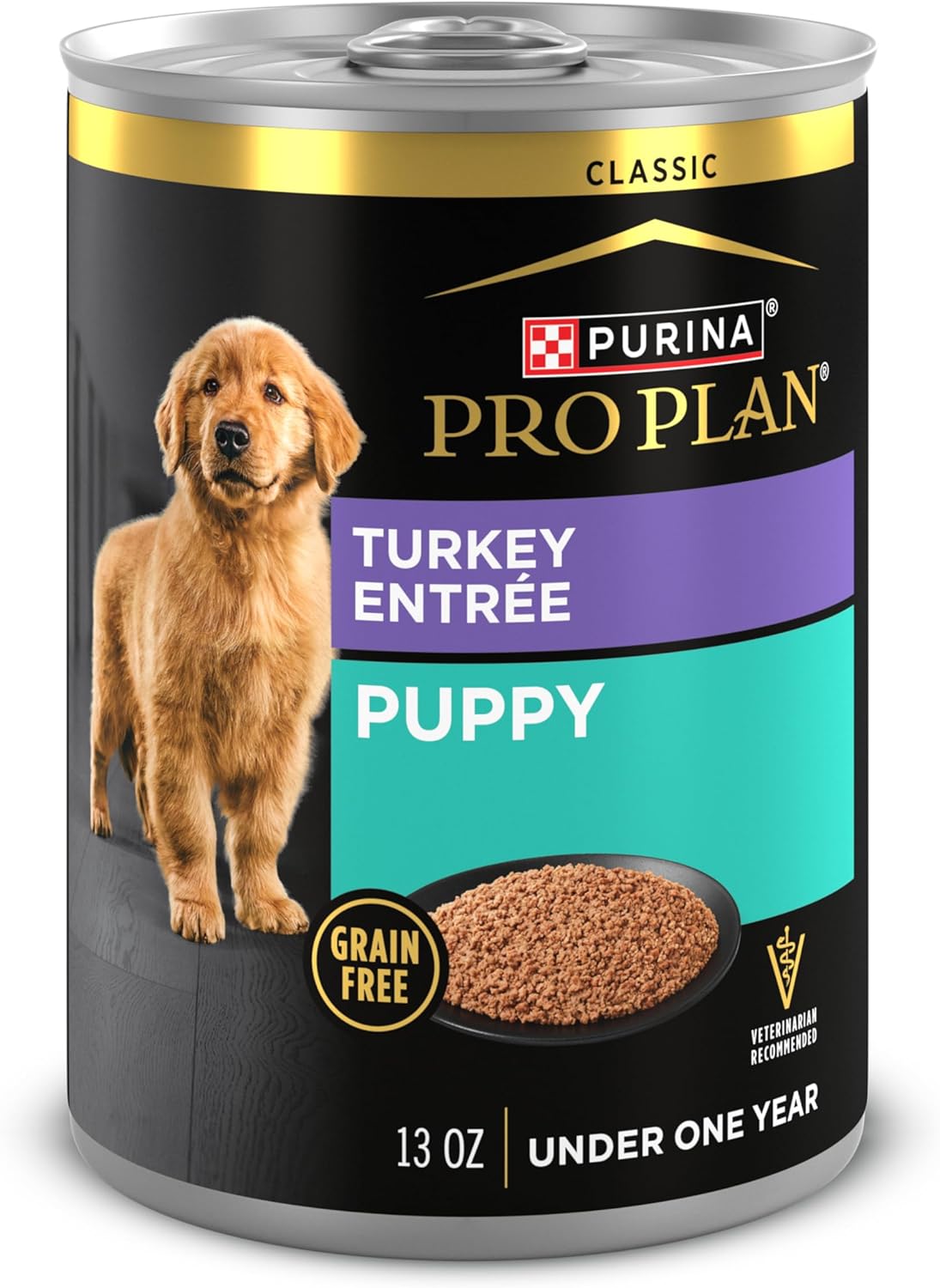 Purina-Pro-Plan-Grain-Free-Wet-Puppy-Food,-Classic-Turkey-Entrée---(Pack-1807