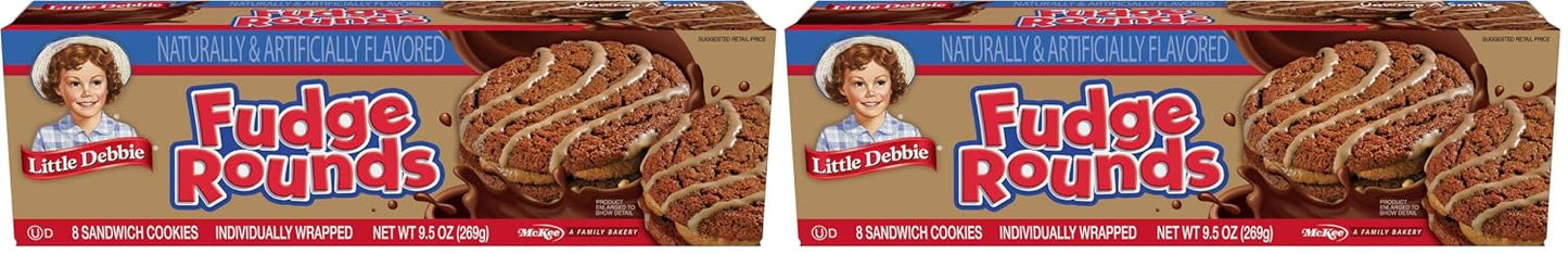 Little-Debbie-Fudge-Rounds,-9.5-Oz-(Pack-of-2)--------1288