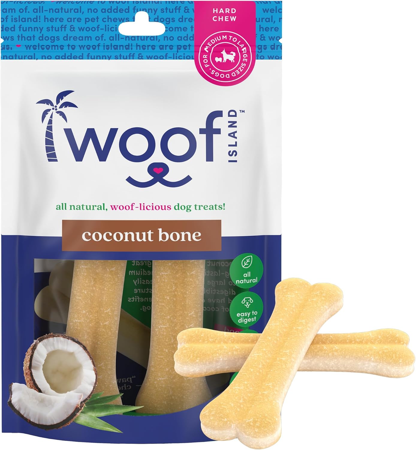 Coconut-Dog-Bones---Premium,-All-Natural-Coconut-1380