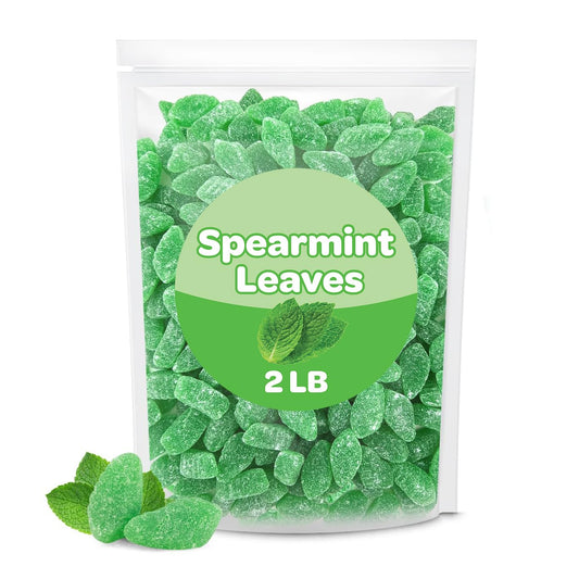 Spearmint-Leaves-Jelly-Candy,-2-Pound-Bag-----2227