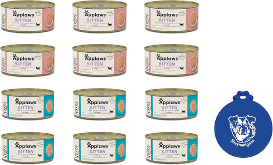 Applaws-Canned-Wet-Kitten-Food-in-2-Flavors:-6-Tuna-Fillet-Broth-6-with10