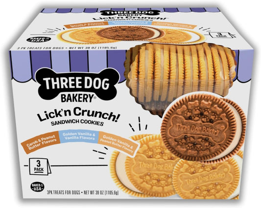 Three-Dog-Bakery-Lick'n-Crunch-Sandwich-Cookies-Premium-Dog-Treats-with-Artificial-2839