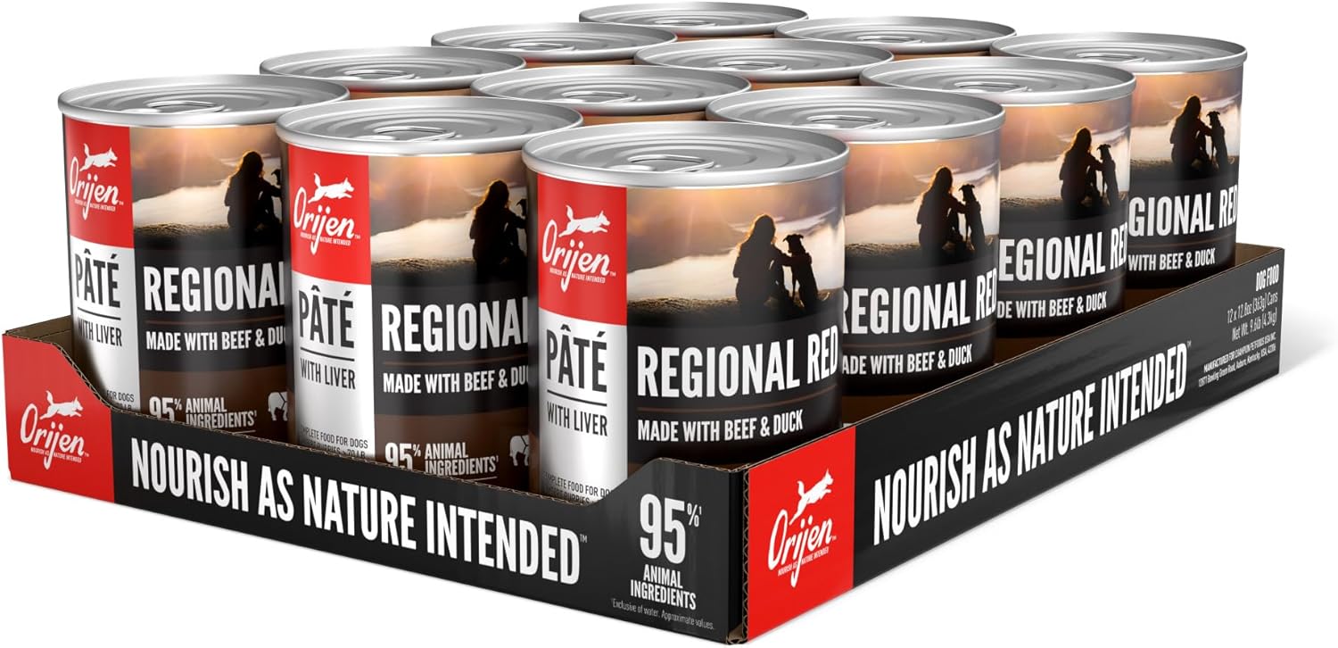 ORIJEN-Pate-Wet-Dog-Food-Regional-Red-Recipe-with-Liver-12.8oz-Cans-(12-719