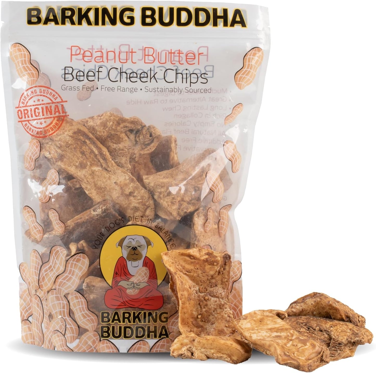 Beef-Cheek-Chips-|-Extra-Thick-2"-4"-All-Natural-Rawhide-Alternative-Hide-703