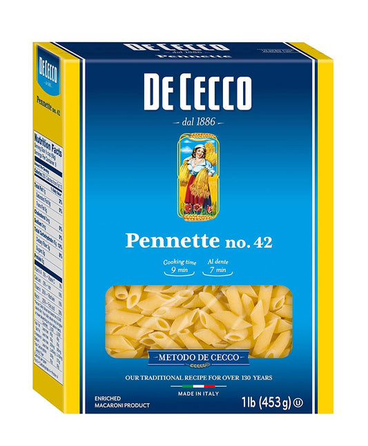 De-Cecco-Semolina-Pasta,-Pennette-No.42,-1-Pound-933