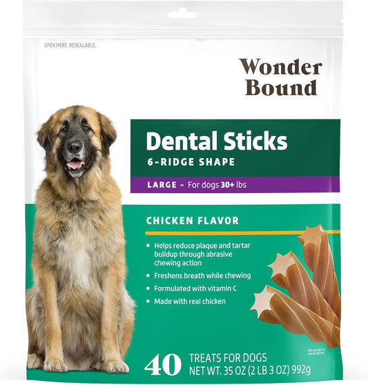 Amazon-Brand---Wonder-Bound-Chicken-Flavor-Dental-Sticks-for-Large-(Over-418