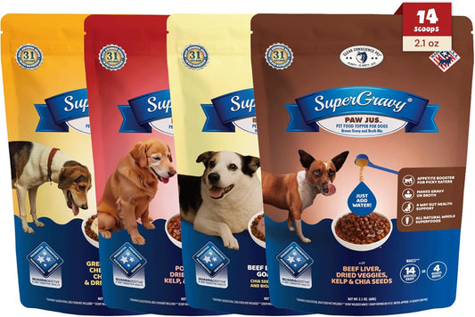 Clear-Conscience-PET®-Four-Pack-SuperGravy®-Natural-Dog-Food-Gravy-Topper,-Hydration-Broth-Mix,-258