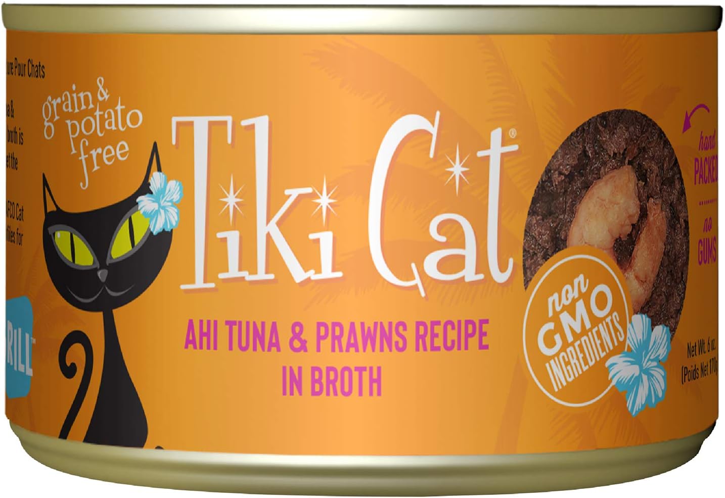 Tiki-Cat-Grill,-Ahi-Tuna-&-Prawns,-High-Protein-and-1-Non-GMO-Wet-Foods-Food961