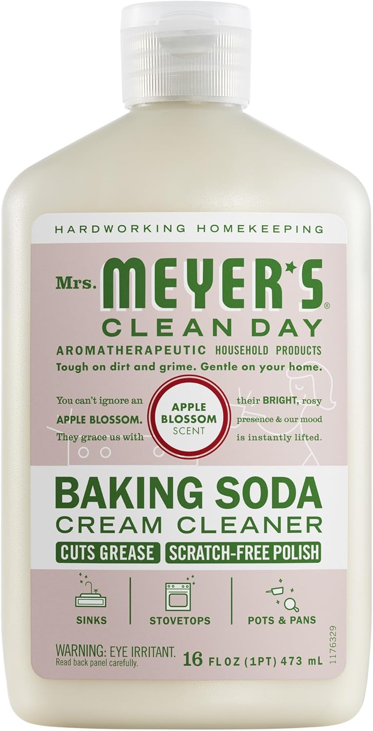 MRS.-MEYER'S-CLEAN-DAY-Baking-Soda-Cream-Cleaner,-Cuts-Grease,-Scratch-Free-Polish,-Apple-Blossom,-16-1696