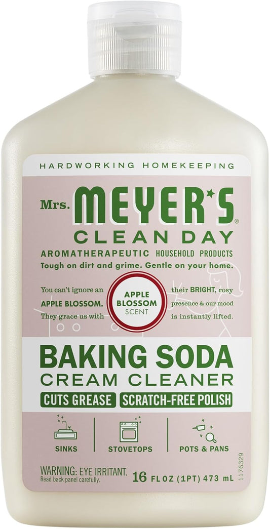MRS.-MEYER'S-CLEAN-DAY-Baking-Soda-Cream-Cleaner,-Cuts-Grease,-Scratch-Free-Polish,-Apple-Blossom,-16-1696