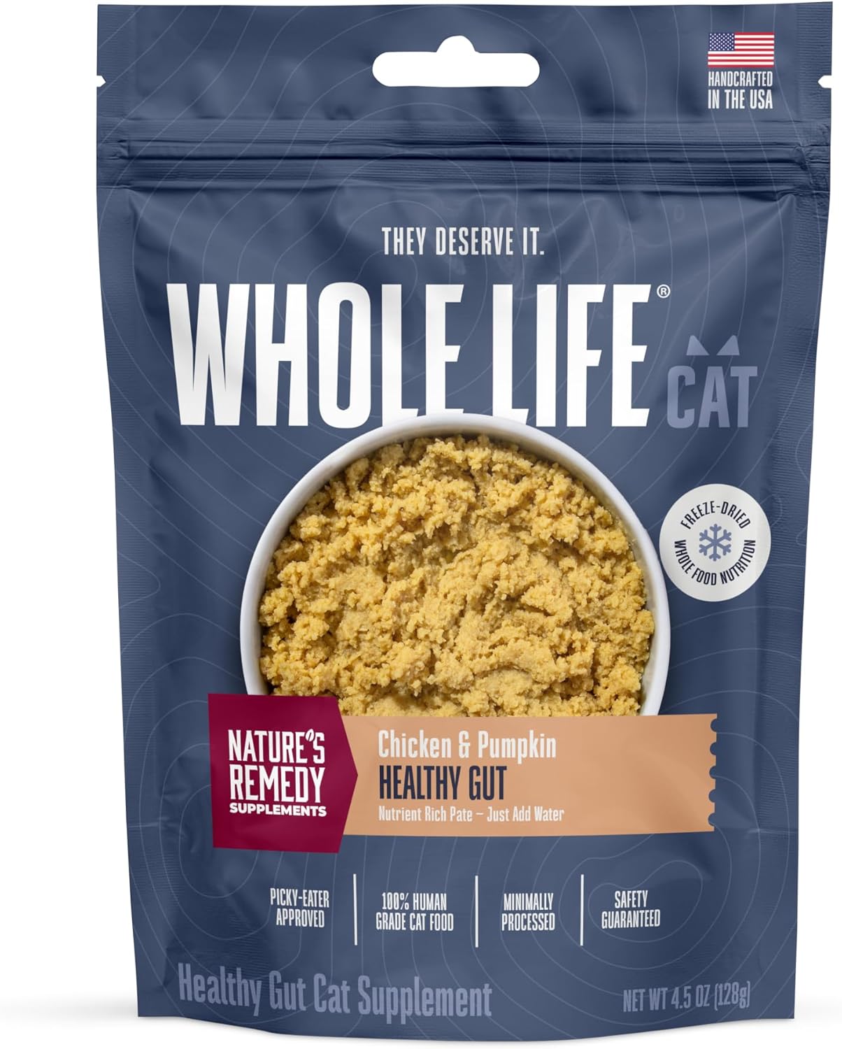 Whole-Life-Pet-Healthy-Gut-Daily-Cat-Supplements,-Cat-Probiotics-for-Constipation-Relief,-661