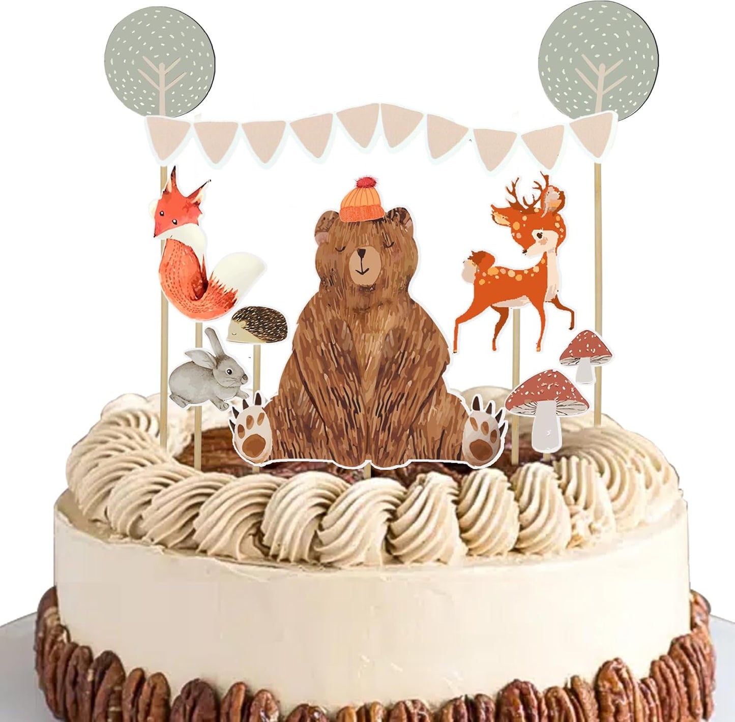 Bear-Cake-Toppers?Special-designed-animal-Bear-Woodland?Cake-24