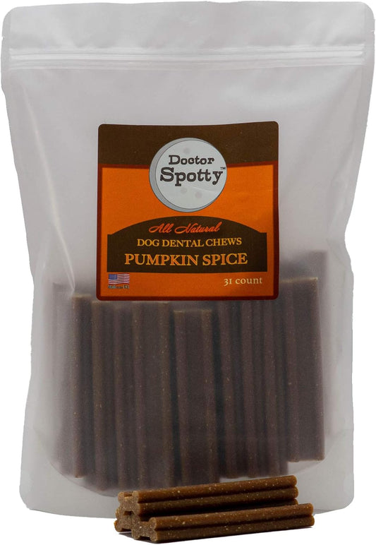 Doctor-Spotty-Dog-Dental-Chews,-Pumpkin-Spice,-Wholesome,-640