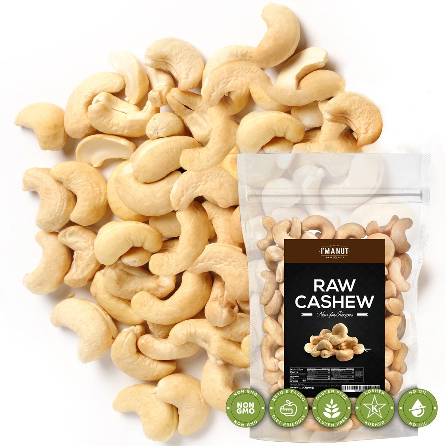 Premium-Raw-Cashews-48oz-(3-lbs.)-Non-GMO,-No-Additives-Batch-Tested--Gluten-&-Peanut-Resealable-335