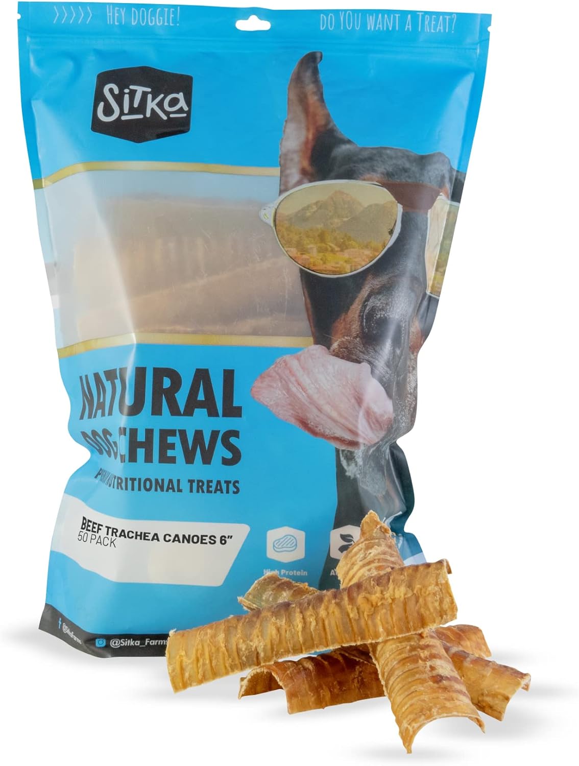 Beef-Trachea-Canoes-6"-Split-Trachea---50-470