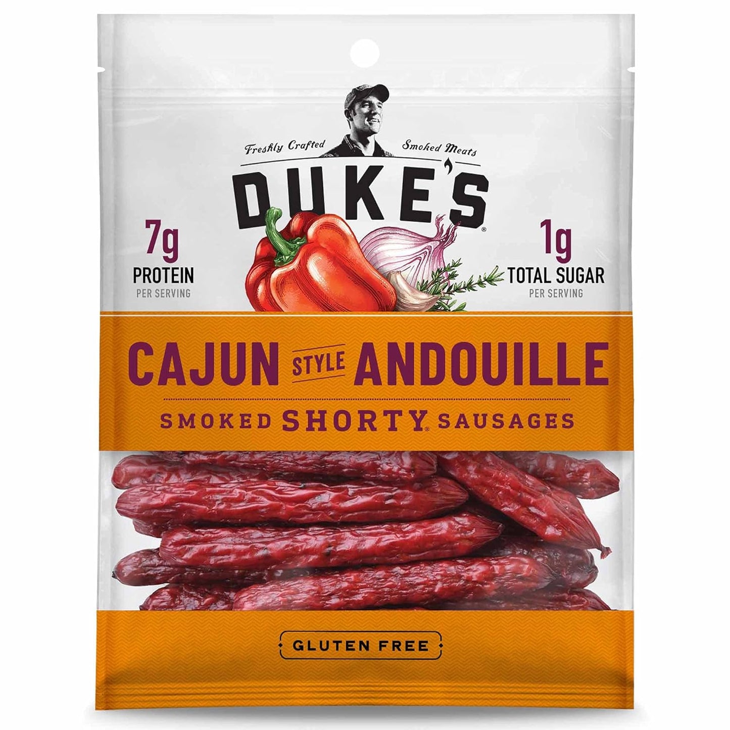 Duke's-Pork-Cajun-Andouille-Smoked-Shorty-Sausages,-5-oz.--------1305
