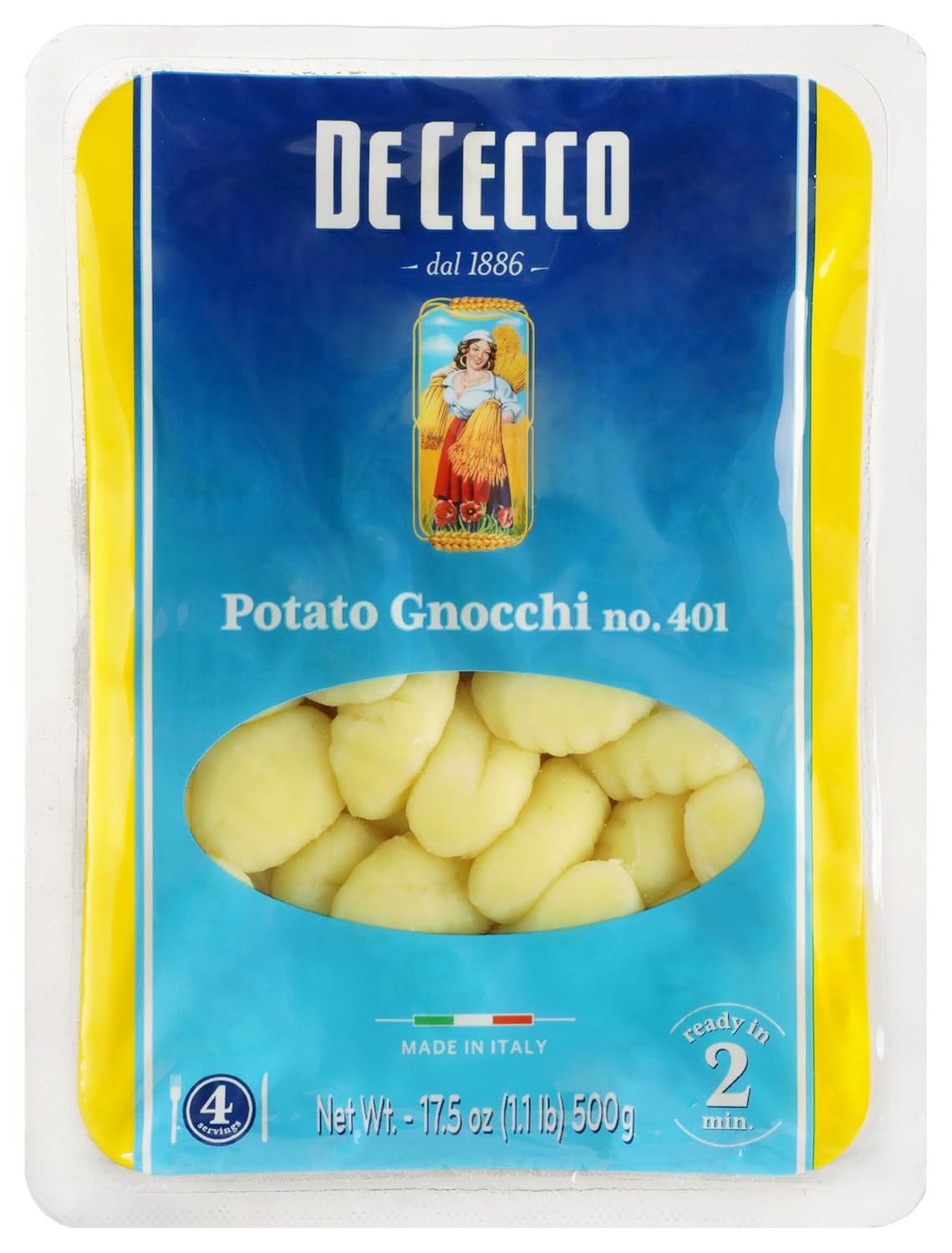 De-Cecco-Potato-Gnocchi-Pasta,-17.5-Ounces-(Pack-Of---83