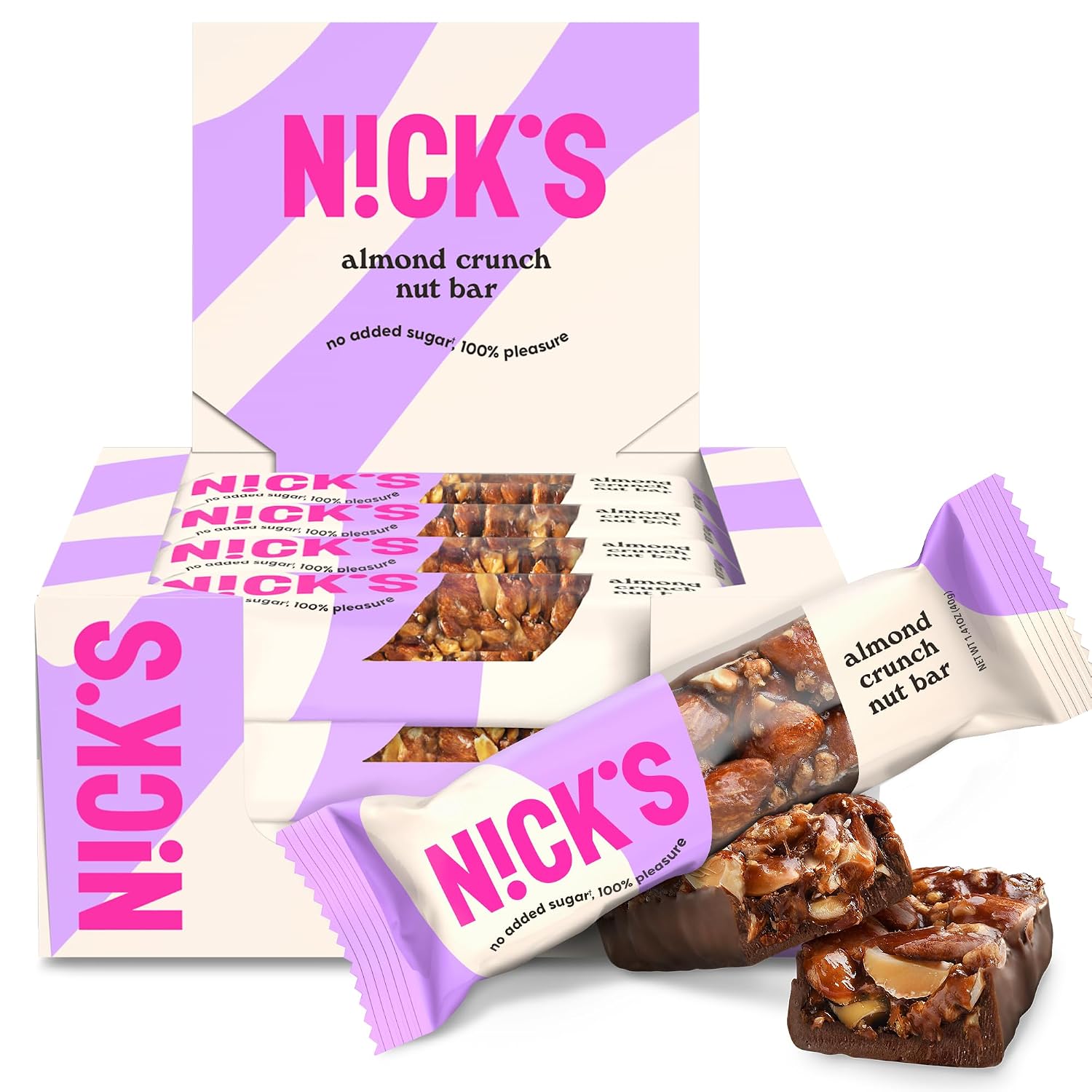 N!CK'S-Keto-Nut-Bar-Almond-Chocolate,-Keto-Nut-Snack-for-Sports,--Hiking-&-Outdoor-1G-155
