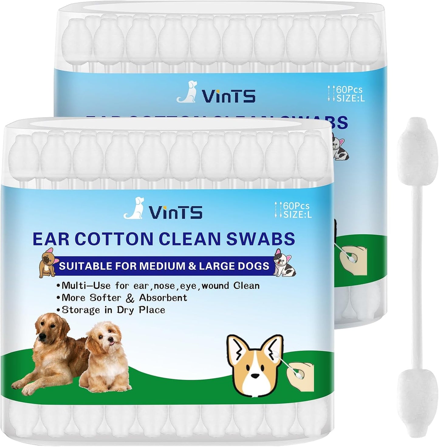 VinTS-120Pcs-Cotton-Dog-Ear-Cleaning-Swabs,2-Pack-Dog-Ear-Infection-Treatment-Gourd-Shaped-469