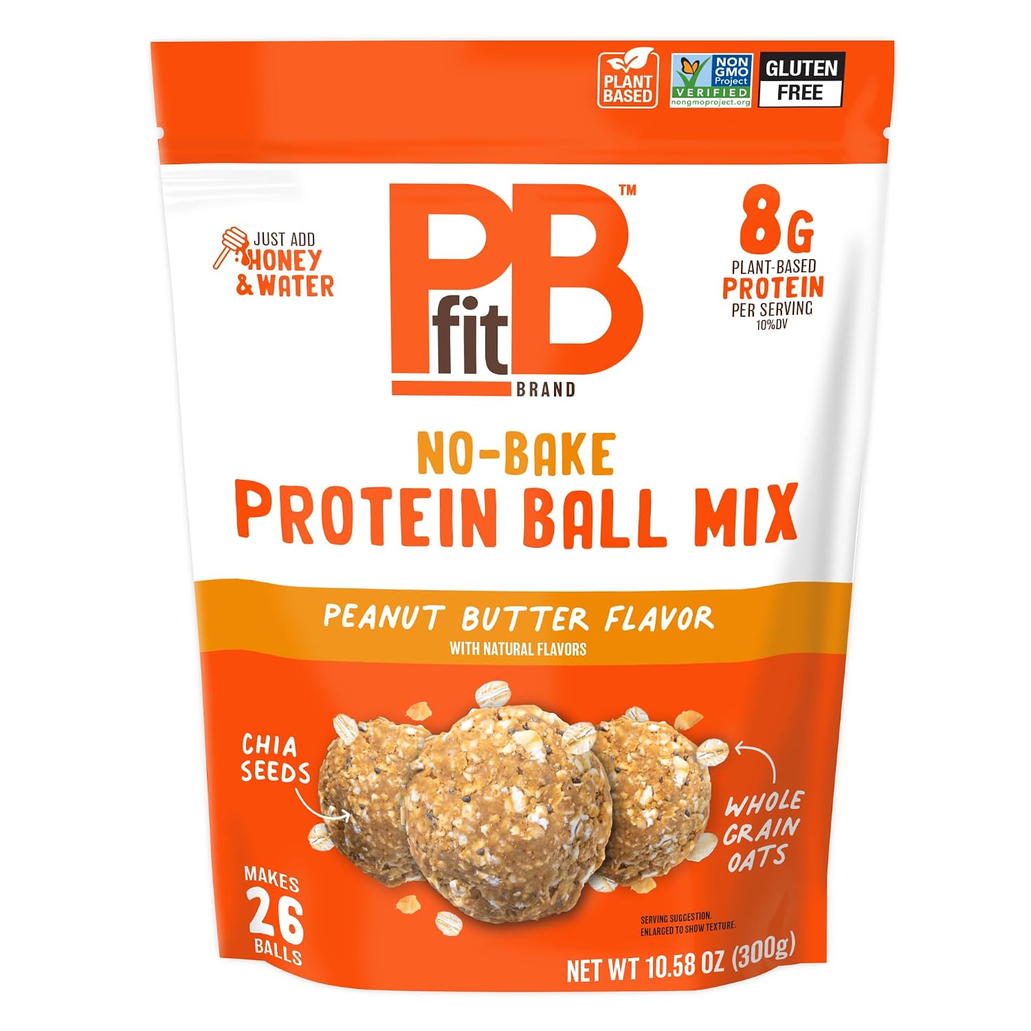 PBfit-Peanut-Butter-Protein-Ball-Mix-10.58-Oz,-8g-Plant-Protein,--No-Bake-|-Bake,-938