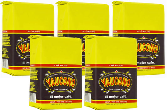 Yaucono-Ground-Coffee-Bagged,-8-Ounce-(Pack-321