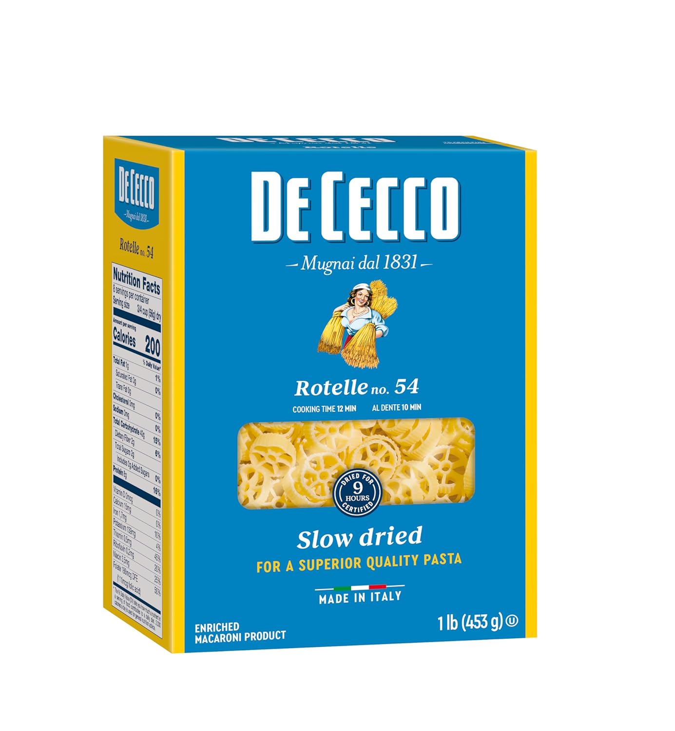 De-Cecco-Pasta,-Rotelle,-16-Ounce-(Pack-of-1678