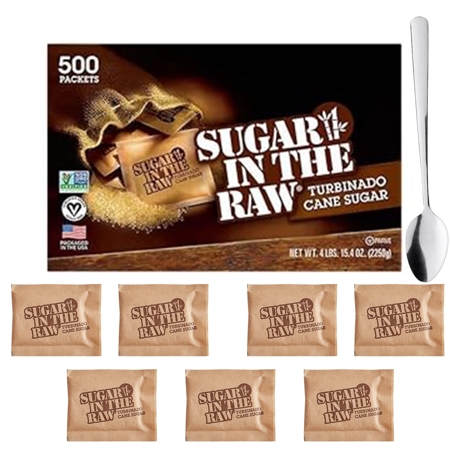 Sugar-InThe-Raw-Packets-500-Count,-Brown-4048