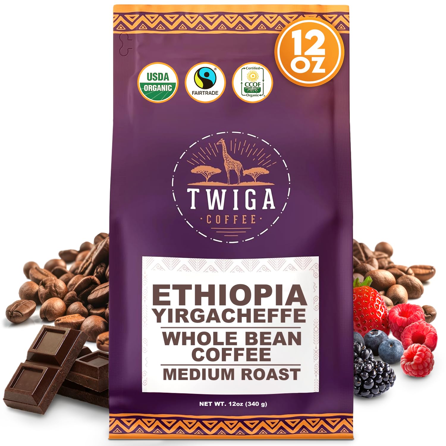 Twiga-Coffee-Granos-de-café-etíopes---Grano-entero-etíope-Yirgacheffe,-orgánica165