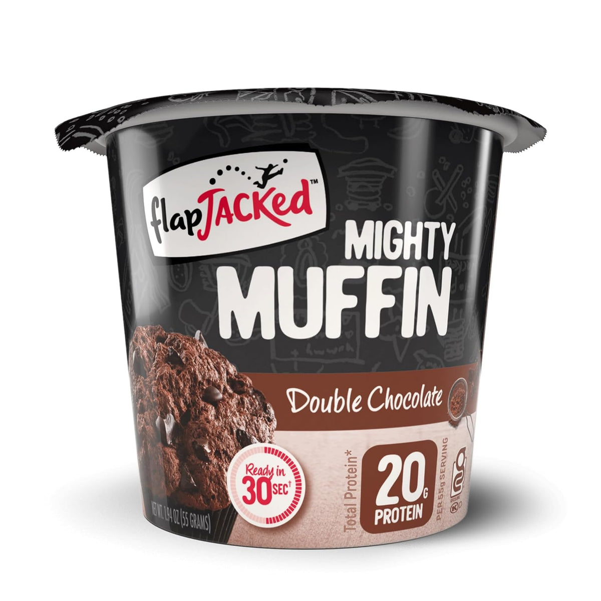 FlapJacked-Mighty-Muffins,-Gluten-Free-Double-Chocolate,-1.94-Ounce-(Pack-of-359