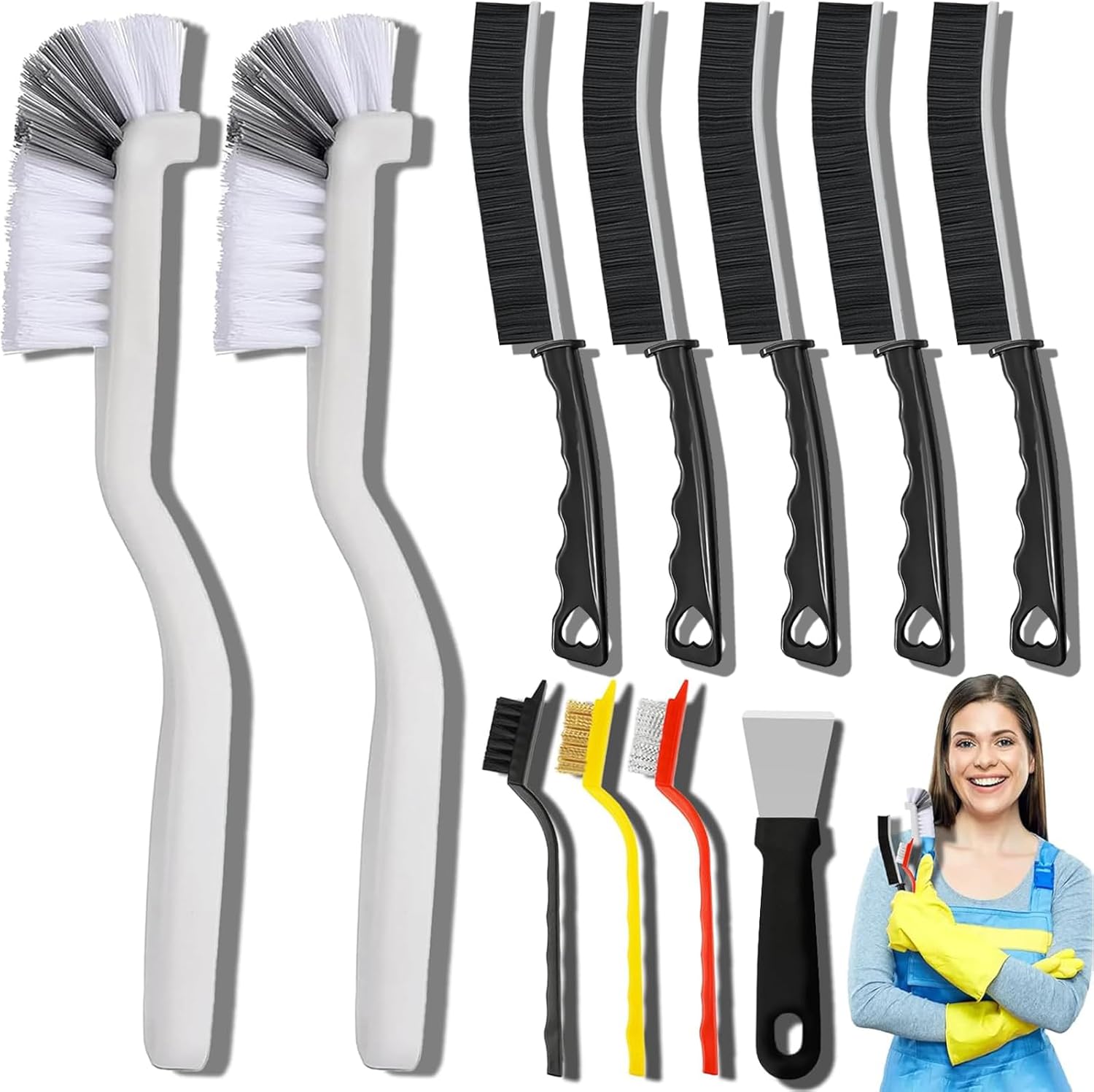 Dfacio-11Pcs-Crevice-Cleaning-Brush-Set,-Hard-Bristle-Cleaning-Supplies-for-Kitchen,-Bathroom,-Corner,-Grout,-1856