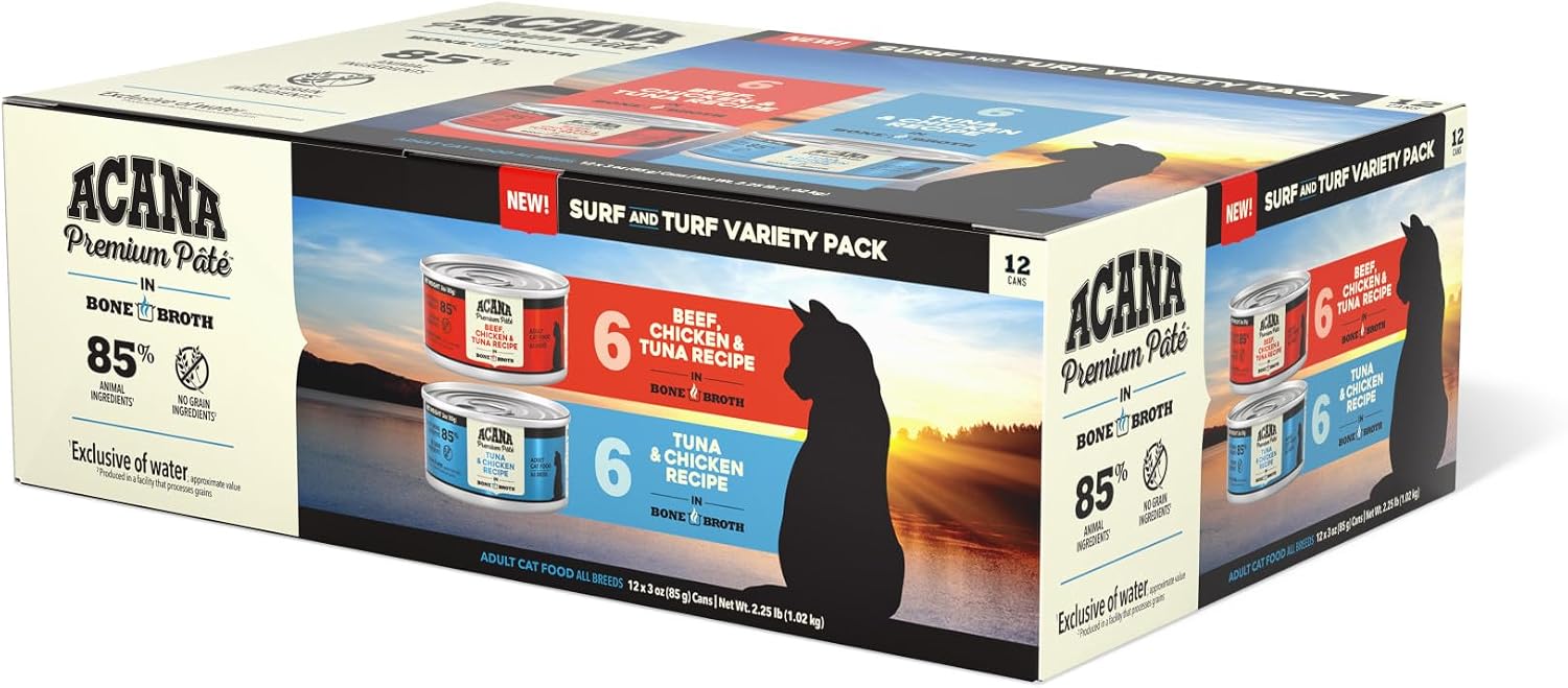 ACANA-Premium-Pate-Wet-Cat-Food-in-Bone-Broth-Variety-Pack:-Surf-and-1173