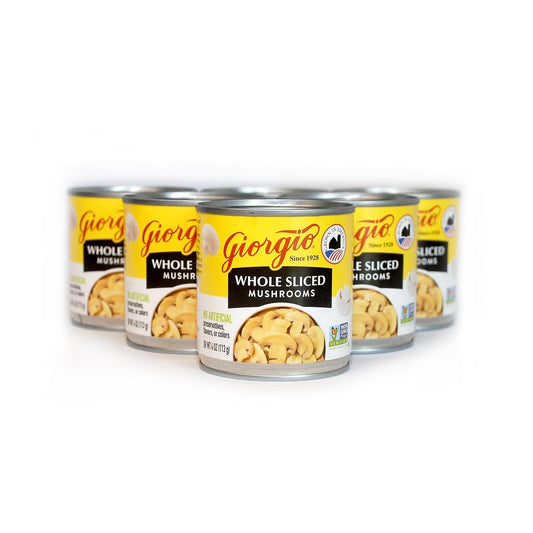 Giorgio-Whole-Sliced-Mushrooms,-4-Oz-Can,-Pack-of-6-----27