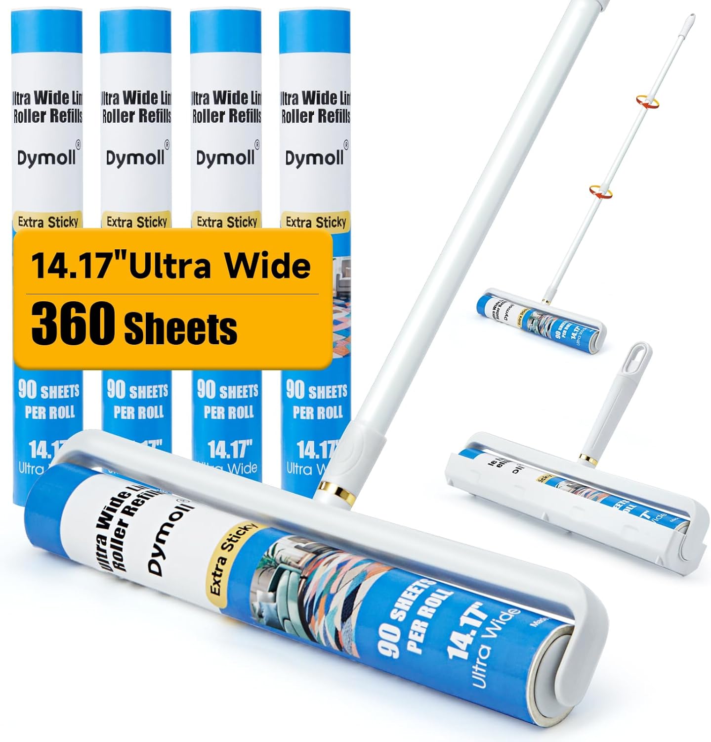 14.17"-Large-Lint-Rollers-for-Pet-Hair-Extra-Sticky,-360-3145