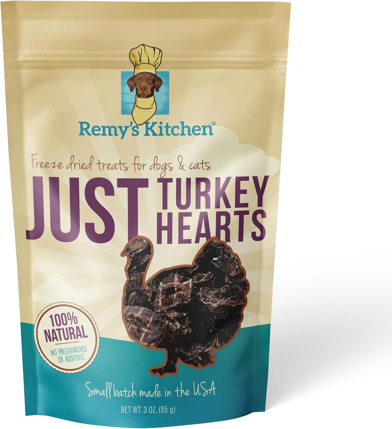 Freeze-Dried-Dog-Treats-–-Turkey-Hearts,-Single-Ingredient,-All-Natural,-USA-Sourced,-Human-Grade,-1339