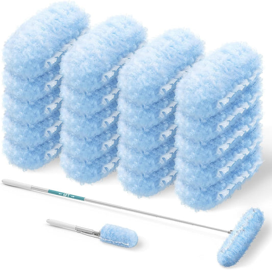 6-ft-Extendable-Duster-Handle-with-20-Refills,-Compatible-with-Swiffer,-Disposable-Microfiber-Dusting-Pads-971