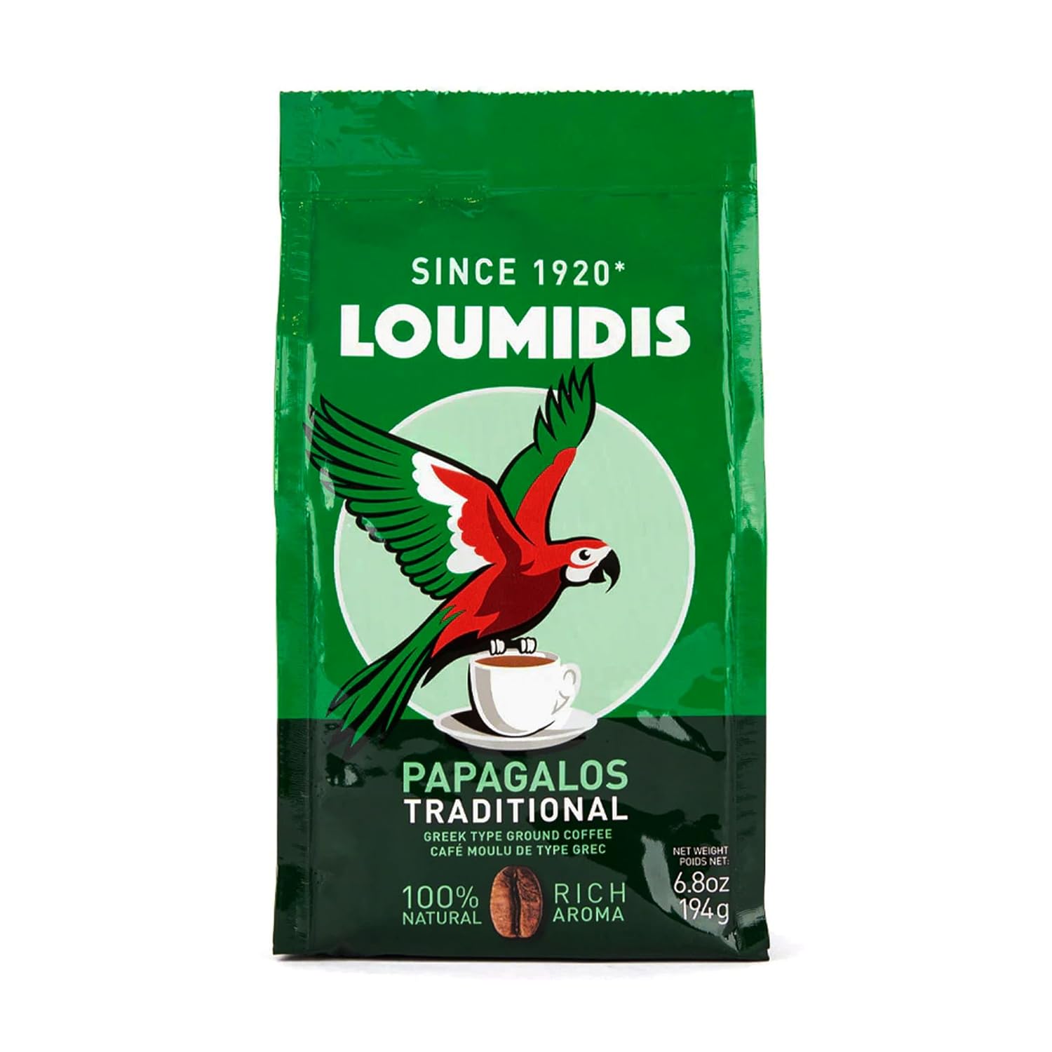 Loumidis,-NEW-Papagalos-Traditional-Superior-Greek-Coffee-6.8-Ounce---------1000