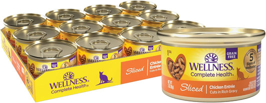 Wellness-Complete-Health-Sliced-Adult-Canned-Wet-Cat-Food,-Natural,-Protein-Rich,-Grain-720
