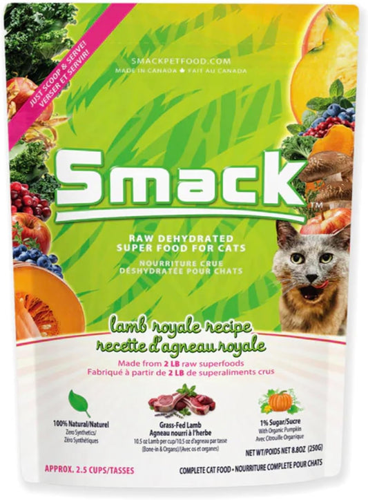 Smack-Raw-Dehydrated-Lamb-Royale-Cat-Food-(8.8oz)------------188