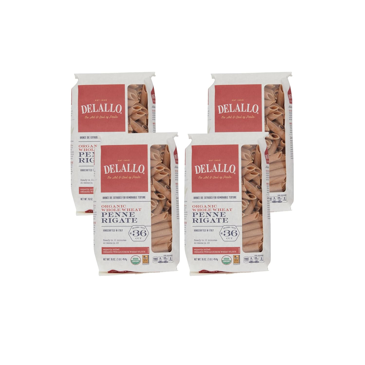 DeLallo-Whole-Wheat-Penne,-1-Pound-Bag,-4-1093