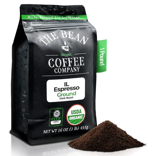 The-Bean-Organic-Coffee-Company-Il-Espresso,-Classic-Dark-Roast,-Ground-Coffee,-16-Ounce-214