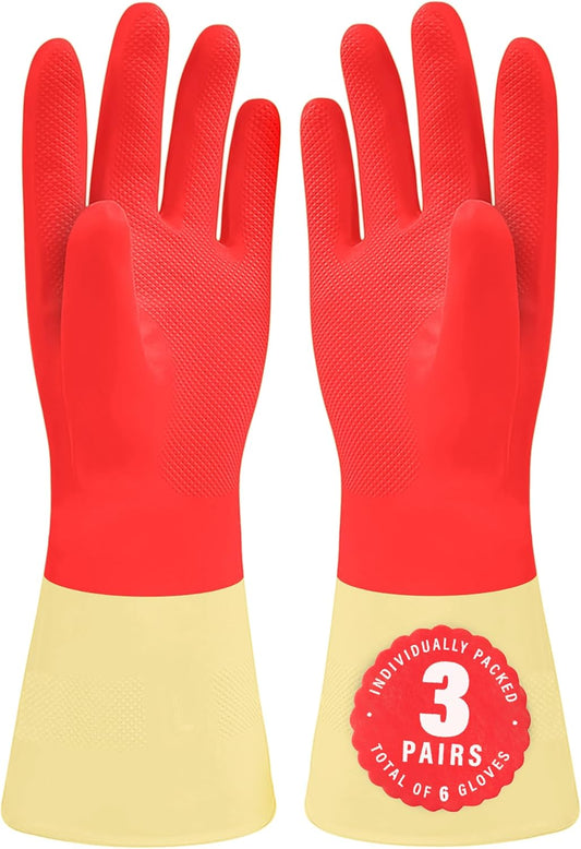 SteadMax-Red-Cleaning-Gloves,-Supreme-Durability,-Natural-Rubber-Latex-Gloves-2706