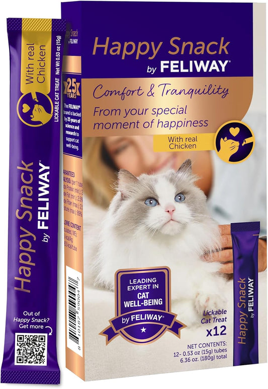 Happy-Snack-by-FELIWAY®,-Delicious,-Lickable,-Squeezable-Purée-Cat-Treats-for-a-Daily-Calming-539