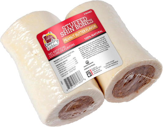 Country-Kitchen-Stuffed-Shin-Bone-Peanut-Butter-Flavor-Dog-Treat,-1-Long-1565