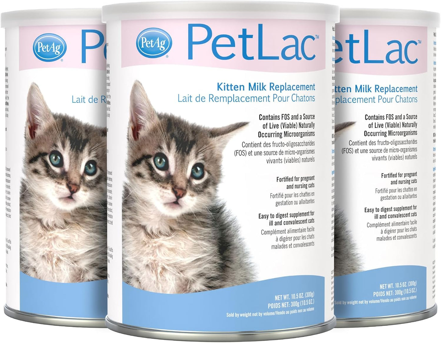 PetAg-PetLac-Powder-for-Kittens---10.5-oz,-Pack-of-3-Kitten-Replacement-for457