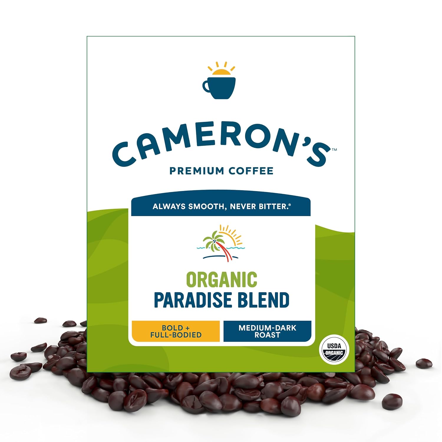 Cameron's-Coffee-Roasted-Whole-Bean-Coffee,-Organic-Paradise-Blend,-4-Pound-----2265